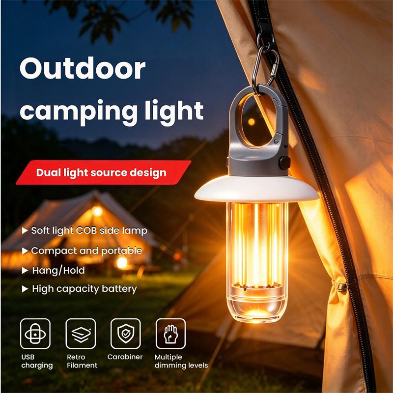Outdoor Adventure Trips - Rechargeable LED Flashlight With 5 Modes