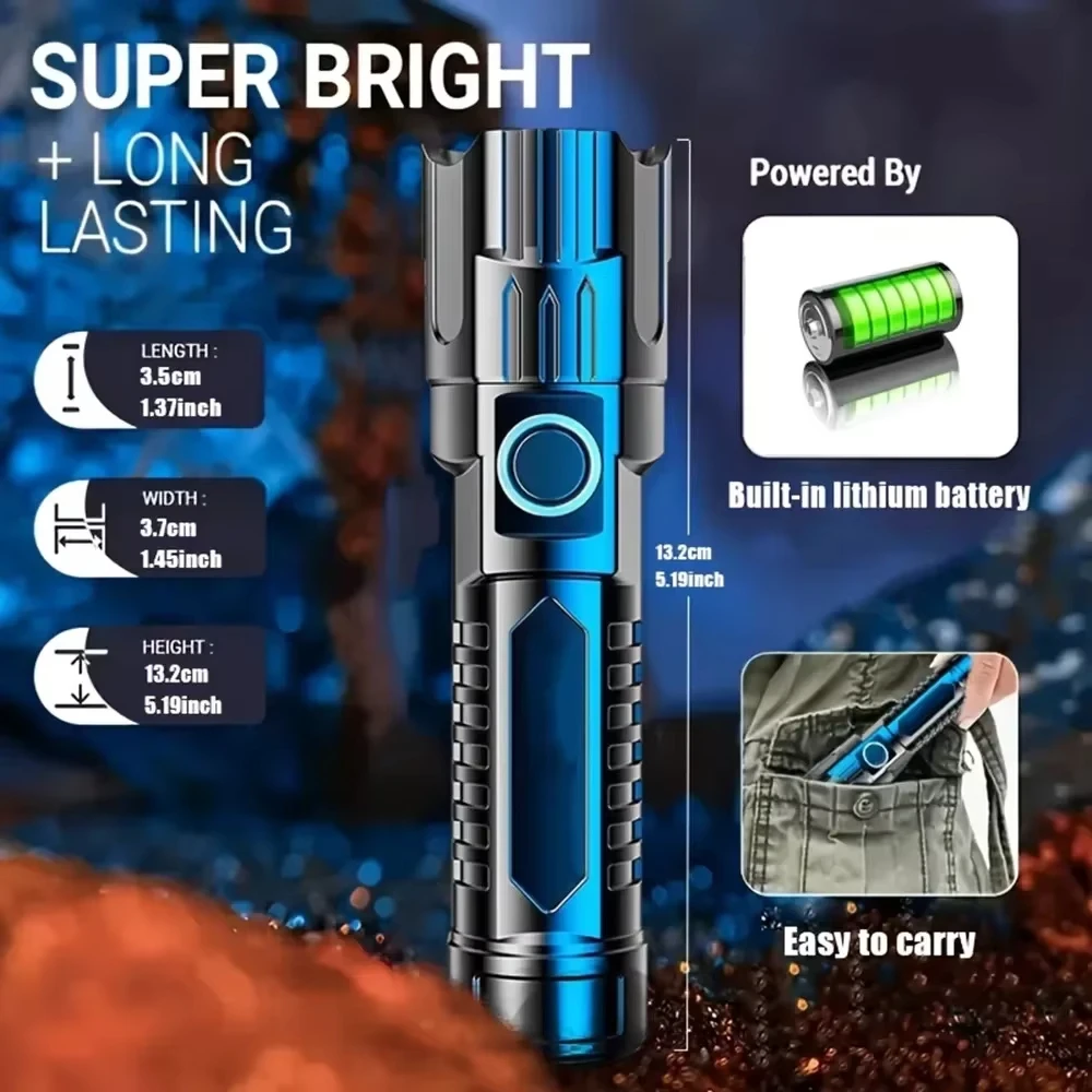 Super Bright LED Flashlight US - Outdoor Adventure Trips ulasan dan harga